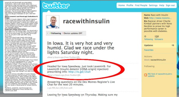 Twitter Levemir Ad Twitter Levemir Ad