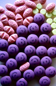 pills purple mix
